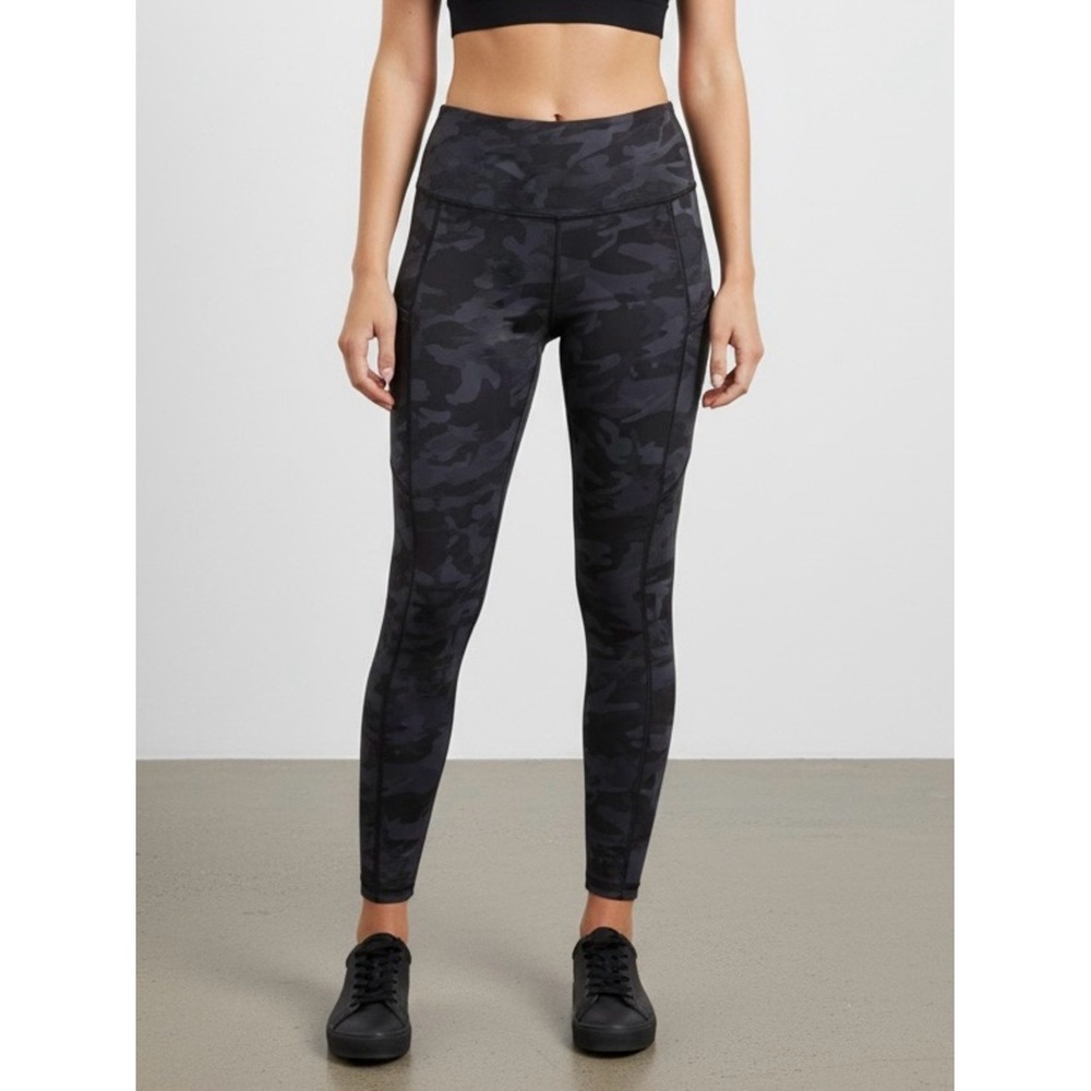 Lululemon Fast and Free High Rise Tight 28 Heritage 365 Camo Deep Coal Multi 4